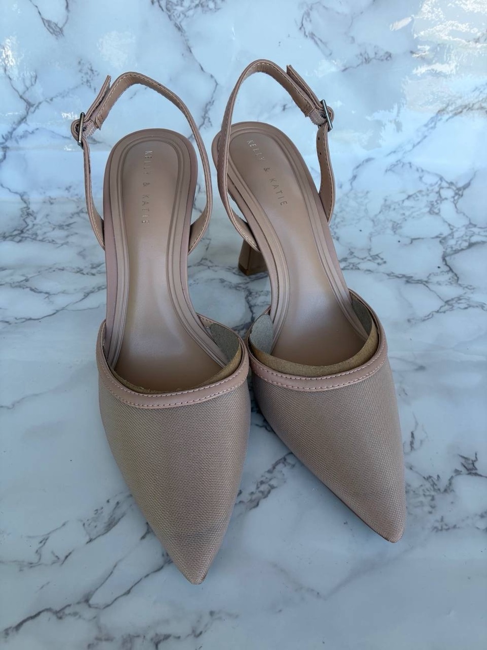 Women’s Kelly&Katie KK-Simmone Fawn Fine Mesh/Langmore Pumps US Size 7M
